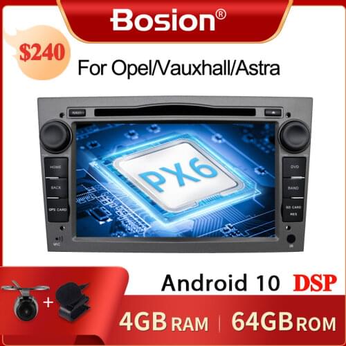 Bosion Android 10 2 DIN CAR GPS for opel Vauxhall Astra H G J Vectra Antara Zafira Corsa Vivaro Meriva Veda DVD Player 4G64G DSP