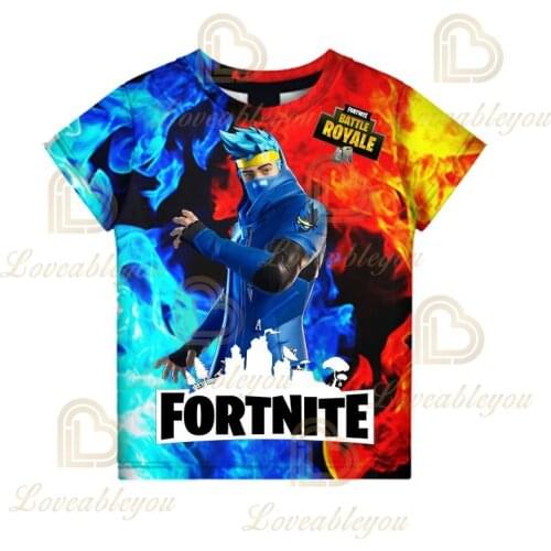Fortnite Shoot Hero Victory Children Kids T-shirt Battle Royale 3d Tshirt Boys Girls 110-160 Tops T-shirt Teen Clothes