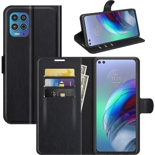 For Moto G100 Case Cover Wallet Leather Flip Leather Phone Case For Moto G100 Edge S Stand High Quality Cover For Moto G100