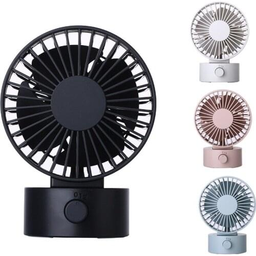 DMWD Quiet 4 Inch Mini Electric Fan USB Cooling Fan 2 Blade Office Personal Air Cooler PC / Laptop / Power Bank DC5V