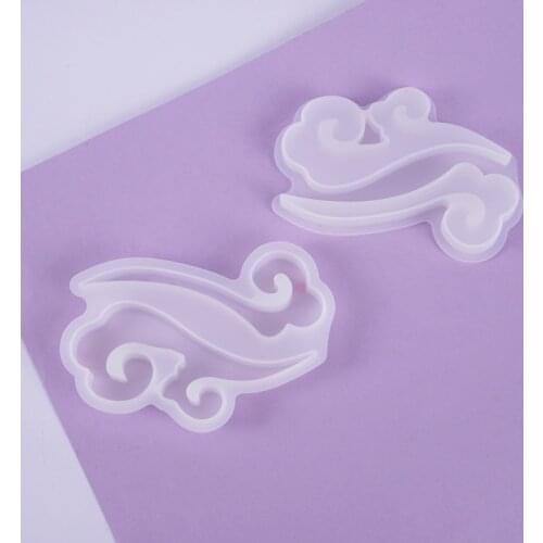 DIY sea wave auspicious resin mold crystal epoxy mold mirror Chinese style Chinese ornaments decoration silicone mold