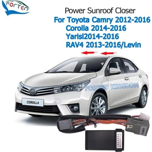 Forten Kingdom Car Auto Power Sunroof Closing Closer For Toyota Camry 12-16 / Corolla 14-16 / Yarisl 14-16 / RAV4 13-16 / Levin
