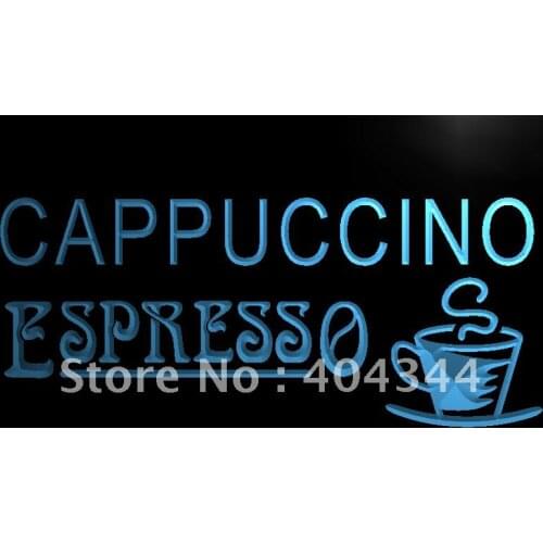 LB317- Cappuccino Espresso Coffee Cafe LED Neon Light Sign home decor crafts