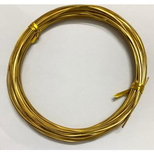 DIY copper wire 0.6mm x0.6mm rectangular copper Line hard / soft flat copper wire brass wire 7m For decoration