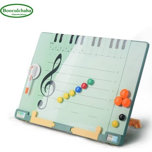 Staff music note board piano teaching whiteboard, folding music stand book board