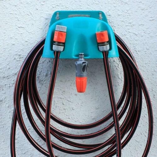 Wall Mounted Water Pipe Bracket Wall Mounted Garden Hose Pipe Hanger Holder Storage Bracket Shed Fence Cable Pipe Holder