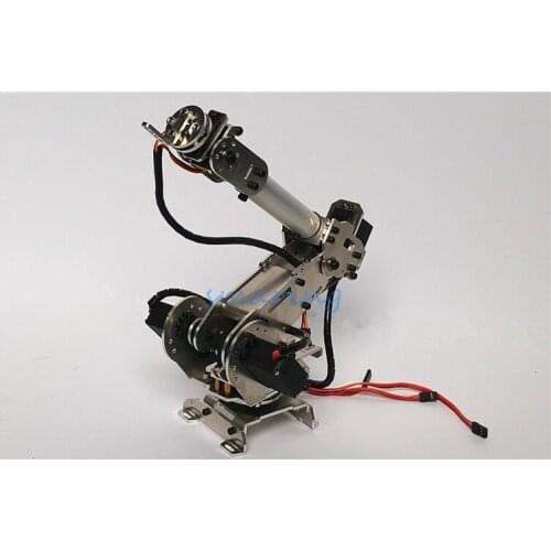 6 Degree Of Freedom Robot Arm Kit With Servos Remote Control Toys Robots Accessories