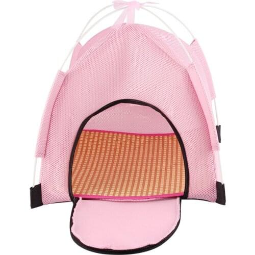 Pet Tent for Cat Dog Pets Tent for Nursing Puppy Kitty Outdoor Travel Supplies Cat Folding Summer Sleeping Bed Detachable