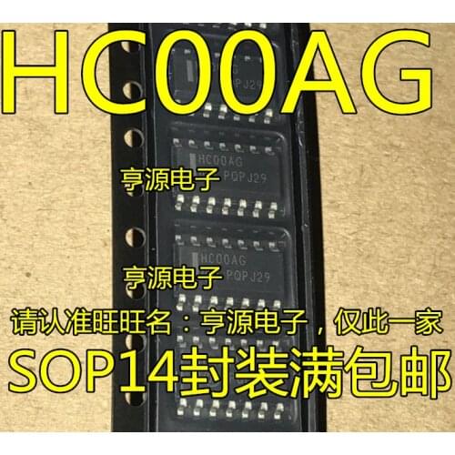 10pieces MC74HC00ADR2G MC74HC00 HC00AG SOP14