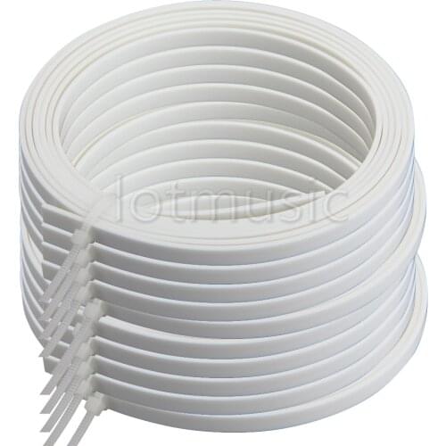 10pcs White ABS Guitar Binding Purfling Luther Supply 1650mmX4mmX1.5mm