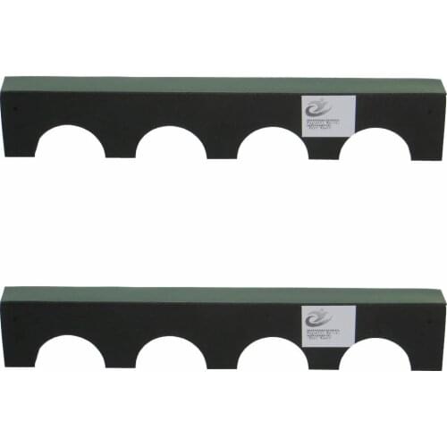 2Pk Portable Foam Gun Rack Universal Rifle Shotgun Barrel Rest with Magnetic for Gun Safe Cabinet Indoor Outdoor Wall Mount