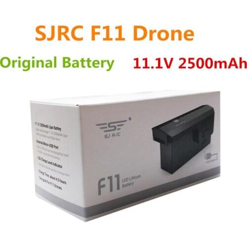SJRC F11 Drone Battery 11.1V 2500mAh /Propeller Blade / USB charging cable F11 Dron Spare Parts Original Accessories