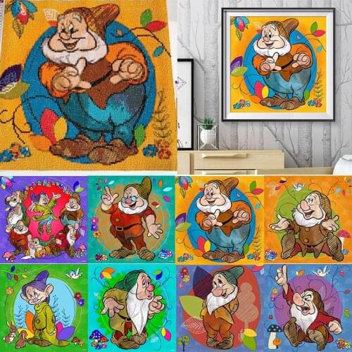 Full Square Drill Embroide 5D Diamond Painting"Cartoon Character"Embroidery Cross Stitch Mosaic Home Decor