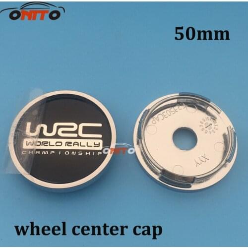 Car accessories Car Wheel Center Cap Hub Caps Car Rims Cover Badge Emblem 50MM Car styling 4pcs/set WRC logo
