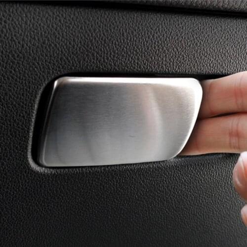 Car Styling copilot stainless steel glove box switch sequins modified special decorative For VW Volkswagen GOLF 7 MK7 2014 2015
