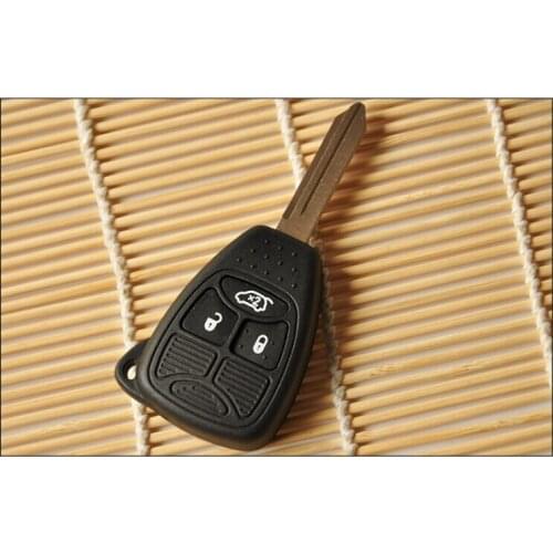 10PCS/lot For Chrysler 300C Jeep Compass Liberty Remote Key Shell Case 3 Button Fob Key Cover(Small Button)