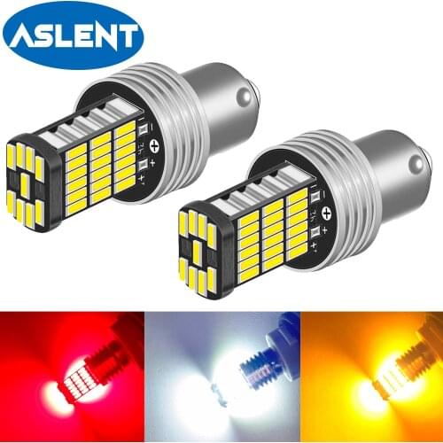 2pcs P21W LED Canbus 1156 Ba15s PY21W BAU15S T15 W16W P21/5W BAY15D Auto Turn Signal Stop Parking DRL Daytime Running Lights 12V