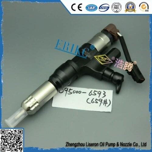 ERIKC 6592 Auto Engine Diesel Fuel Injector 095000-6592 High Pressure Common Rail SpareParts Injected Nozzle 0950006592 for Hino