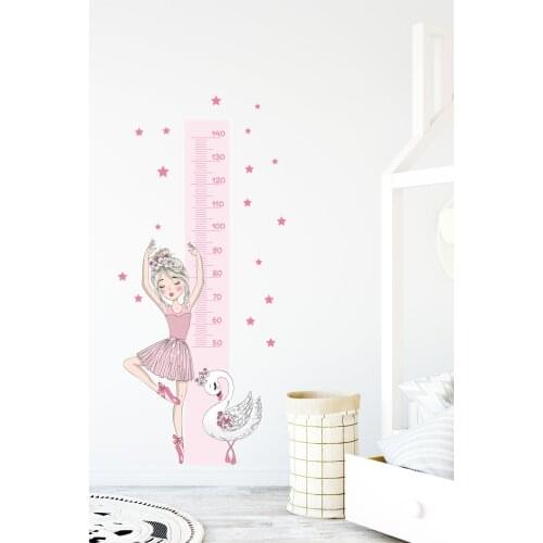 Ballerina length Gauge Wall Sticker Set Elegant Design Quality Product Girl For Kids Great Room Adhesive 140 X100 CM 2021 trend New
