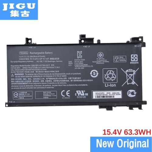JIGU 15.4V 63.3WH Original For HP Laptop Battery 3ICP7/65/80 849570-541 For OMEN 15-AX005NO 15-AX006NA 15-AX006NM 15-AX008NF