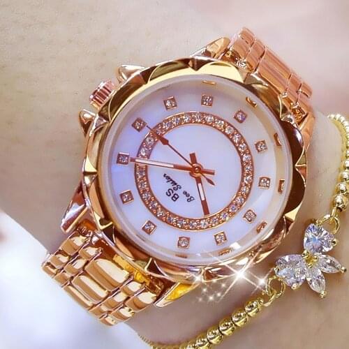 SEYRNOW Best Watches for Women Rose Gold Fashion Quartz Watch Stainless Steel Beautiful Ladies Wrist Watches Montre Femme