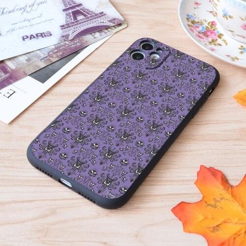 Haunted Mansion Print Soft Silicone Matt Case For Apple iPhone Case
