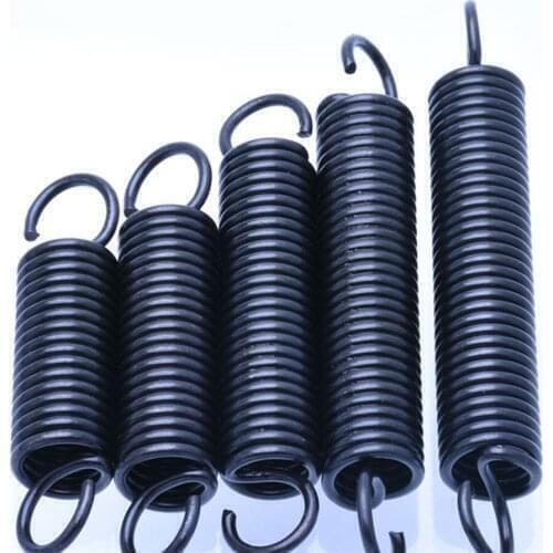 Small Extension Spring，Steel Tension Spring， With Hooks Wire， Dia 0.5mm Length 15-60mm Outer Dia 5mm,10Pcs