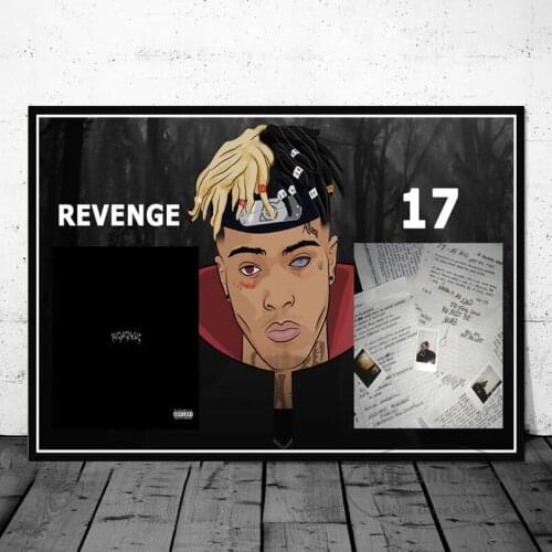 Posters And Prints Xxxtentacion Music Rapper Singer Pictures On The Wall Canvas Painting Hip Hop Decorative Home Decor Quadro