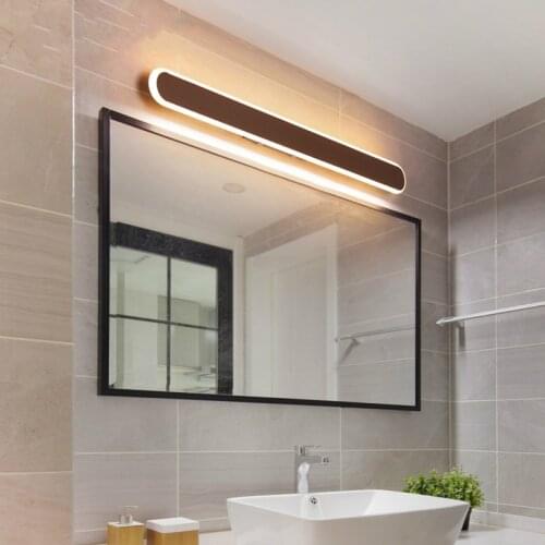 Bathroom Dressing Table Mirror Front Light Bathroom Modern Simple Toilet Basin Cabinet Washing Pool Led Single Light Bar Lamp