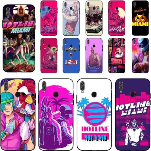 Yinuoda cool game hotline miami Phone Case for Huawei Honor 8 x 9 10 20 V 30 pro 10 20 lite 7A 9lite case