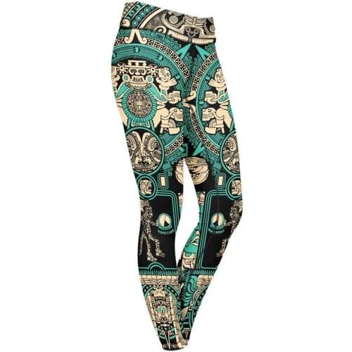 Women Leggings Jaguar Warrior 3D Print Fitness Anubis Yoga Tights Geisha Leggins Outfit High Waist Jogging Stretchy Sport Pant 2