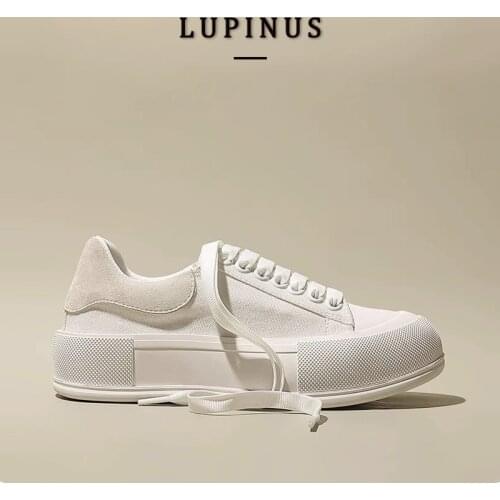 Flat Platform Canvas Sneakers Women Round Toe Low-top Sports Shoes Women INS Fashion Solid Color Sneakers 2021 Spring/Autumn