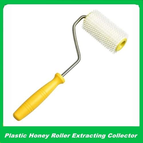 1 pcs Honey Roller Extracting Collector Plastic Roller Plastic Handle Beekeeping Comb Tools Kit Home Garden Supplies
