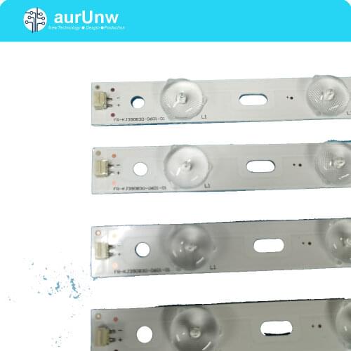 10set=80pcs LED backlight strip for LED40F3300C LED40F3300DC 35017105 35017106 35016696 35016697