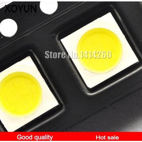 100pcs/lot SMD LED5050 with bright yellow light and yellow luminous tube