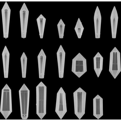 20 Style Pendulum UV Silicone Resin Molds DIY Craft Silicone Transparent Mold For Pendant Necklace Mold Jewelry Making Findings