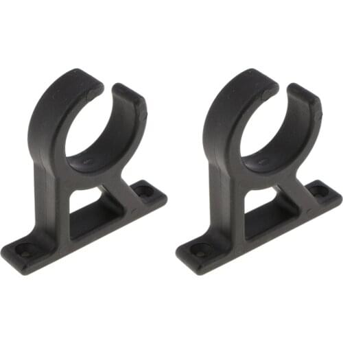 2xBlack Hook Holder Hook Clips Boat Accessories Universal Suitable For Yatch
