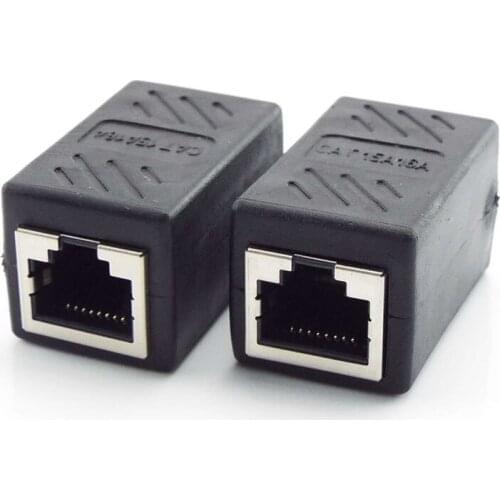 5pcs RJ45 Coupler Ethernet Cable Coupler LAN Connector Inline Cat7/Cat6/Cat5e Network Cable Extender Adapter Female to Female