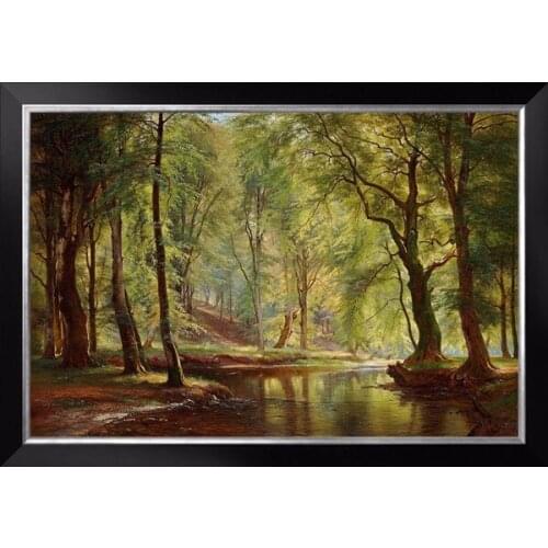 64-42 -Needlework Craft 14CT unprinted embroidery DMC Quality Counted Cross Stitch Kit DIY Oil painting A day in Lellinge fo