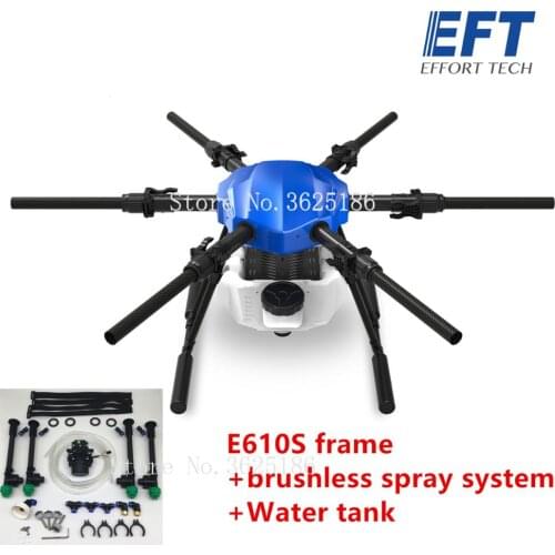 EFT new upgrade E610 S E610S EFT610S 10L 10kg ricultural spray drone frame six-axis waterproof folding drone frame system UAV