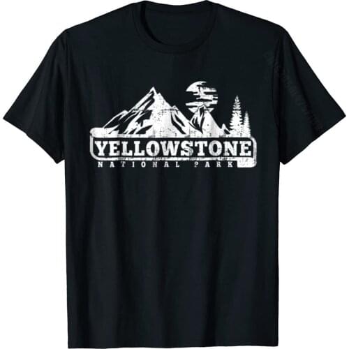 Yellowstone National Park Tshirt I Love Hiking Wanderlust Leisure T Shirt Dominant Tops & Tees Cotton Man Print