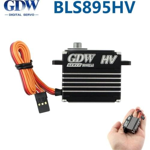 GDW BLS895HV Brushless Standard 550-700 Metal Narrow Frequency Locking Tail Actuator XL700
