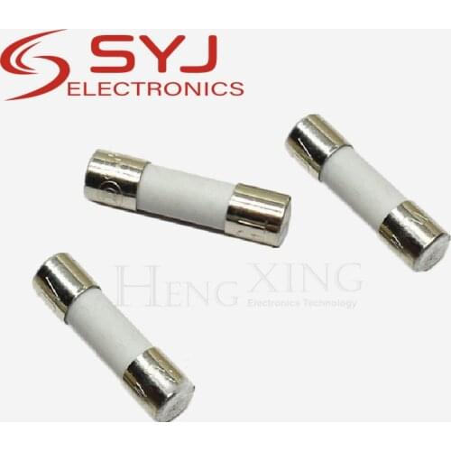 10pcs/lot T6.3AH 250V 5*20MM ceramic fuse fuse