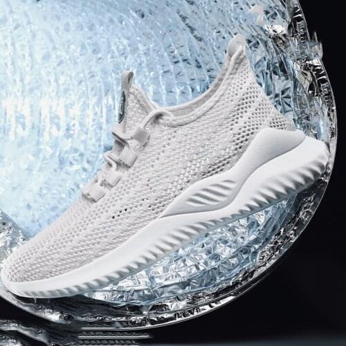 New mens casual shoes breathable fashion comfortable mesh outdoor non-slip sneakers running students light