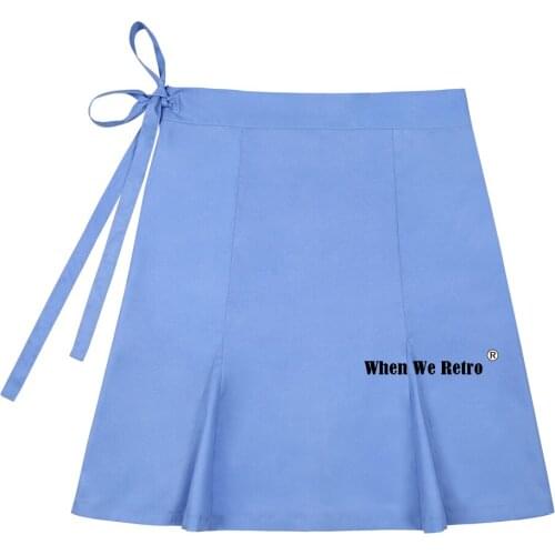 Y2K Quick Wrap Cover-up That Multitasks as The Perfect Travel Summer Skirt SS0015 Blue Lace Up Bow Beach Mini Skirt