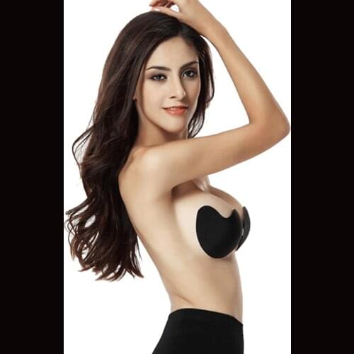 2017 Hot Women Bras Self-Adhesive Silicone Bust Front Closure Strapless Bra A B C Cup