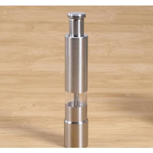 Best popular Stainless Steel Pepper Grinder Portable Manual Pepper Muller Seasoning Grinding Milling Machine Mini Cooking kitche