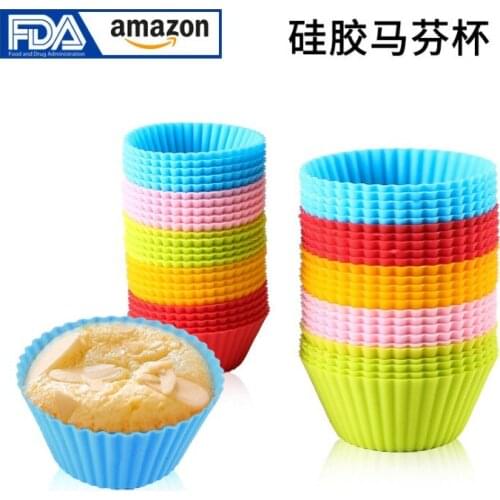 New Twist Imitating Rattan Silicone Cupcake Round Shaped Muffin Baking Molds Home Kitchen Cooking Decorating Tools