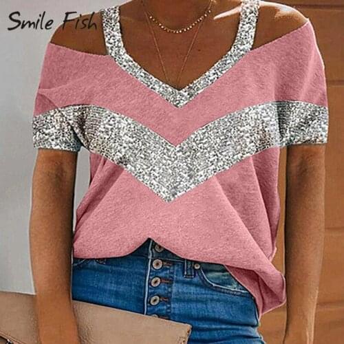SMILE FISH Women's Sports T-shirts