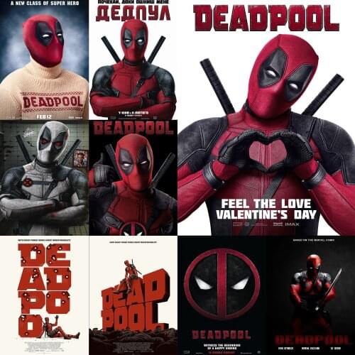 Deadpool High Quality Poster Wall Sticker Home Decoration